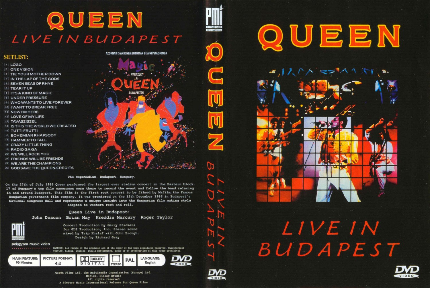 Live In Budapest DVD